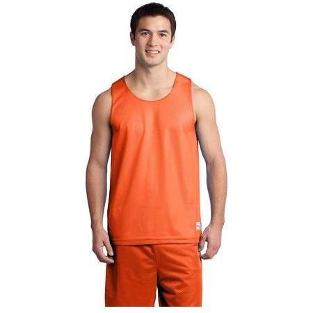 PosiCharge Classic Mesh Reversible Tank DRI-EQUIP Medium Deep Orange