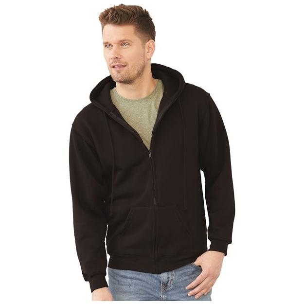 Bayside Unisex USA-Made Full-Zip Hooded Sweatshirt - Bayside 900 Bayside