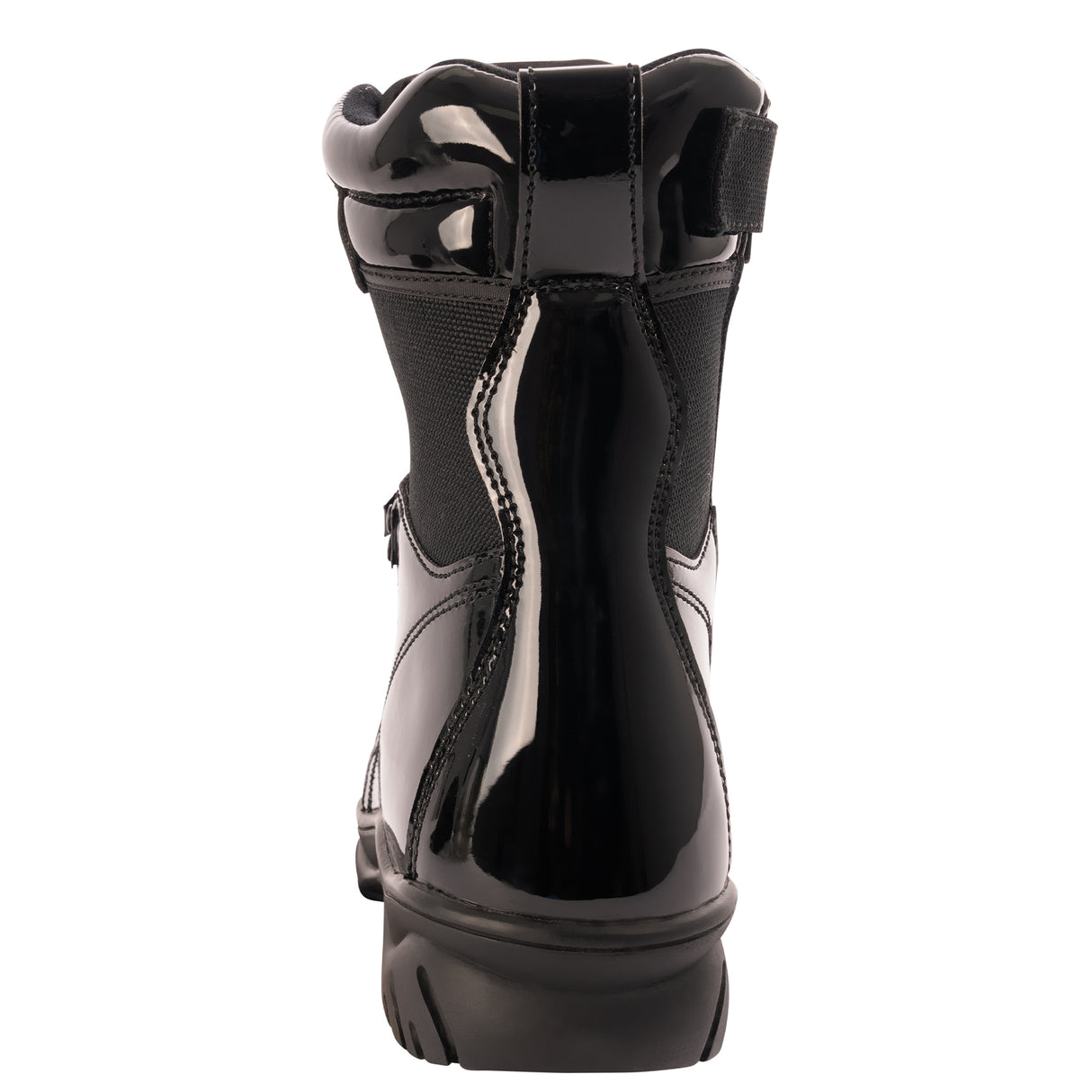 Rothco Forced Entry High-Gloss Tactical Boot with Side Zipper - 8 Inch Black 10