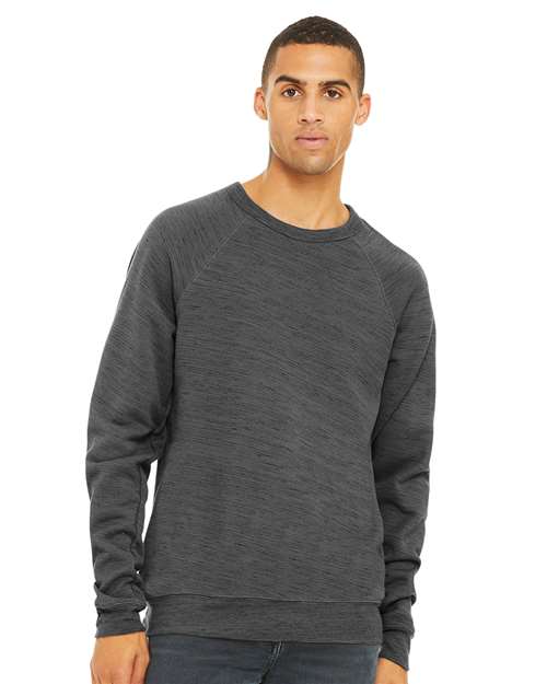 BELLA + CANVAS Unisex Sponge Fleece Raglan Crewneck Sweatshirt - BELLA + CANVAS 3901