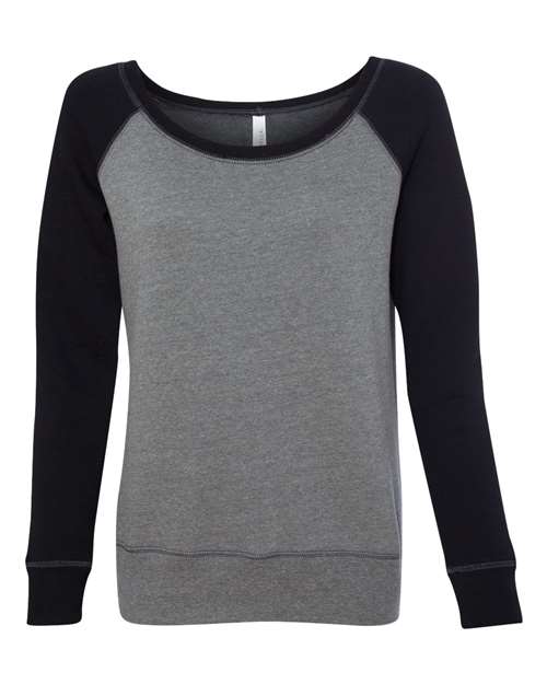 Bella + Canvas 7501 Women’s Sponge Fleece Wide Neck Sweatshirt