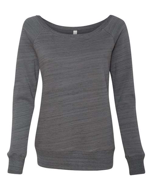 Bella + Canvas 7501 Women’s Sponge Fleece Wide Neck Sweatshirt