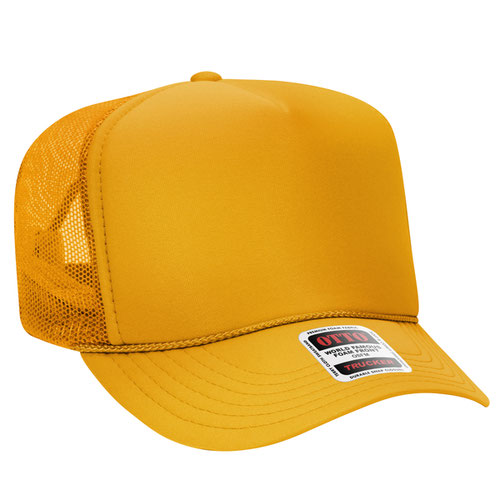 OTTO CAP 5 Panel High Crown Mesh Back Trucker Hat OTTO 39-165