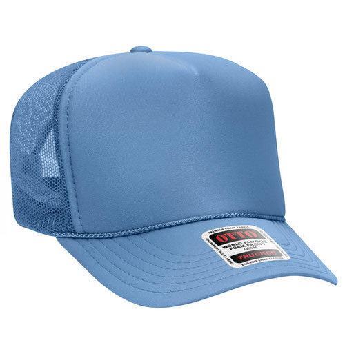 OTTO CAP 5 Panel High Crown Mesh Back Trucker Hat OTTO 39-165