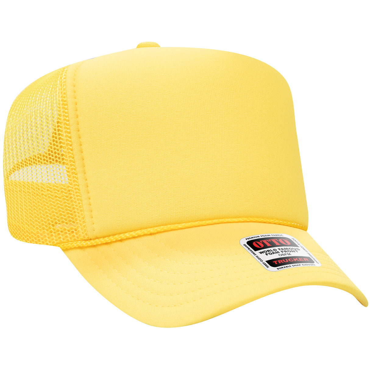 OTTO CAPĀ® 5 Panel High Crown Mesh Back Trucker Hat OTTO 39-165