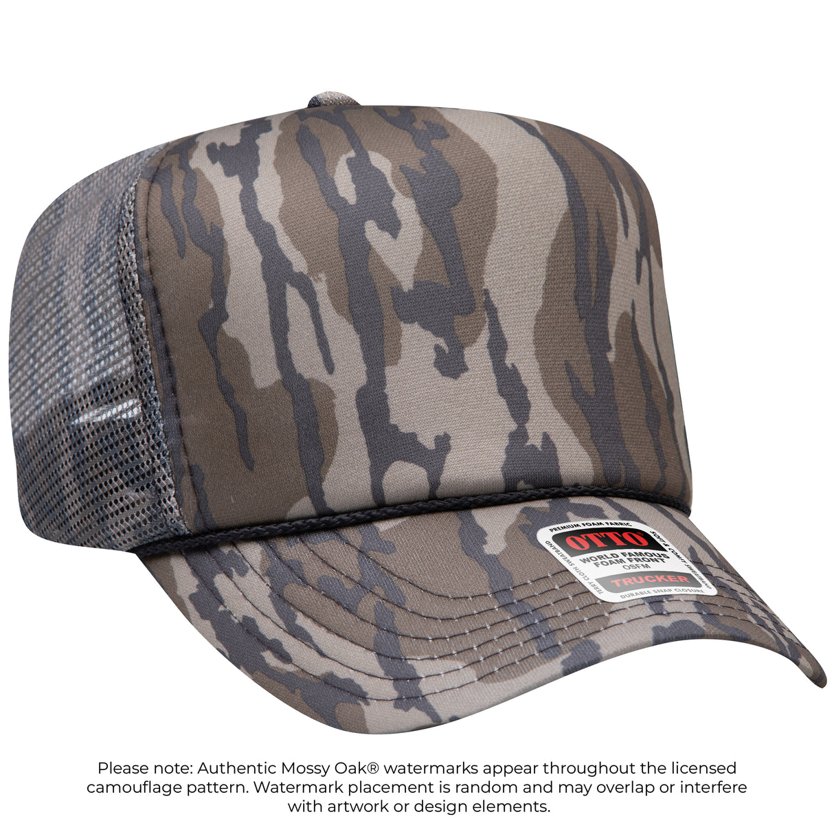OTTO CAP® 5 Panel High Crown Mesh Back Trucker Hat OTTO 39-165
