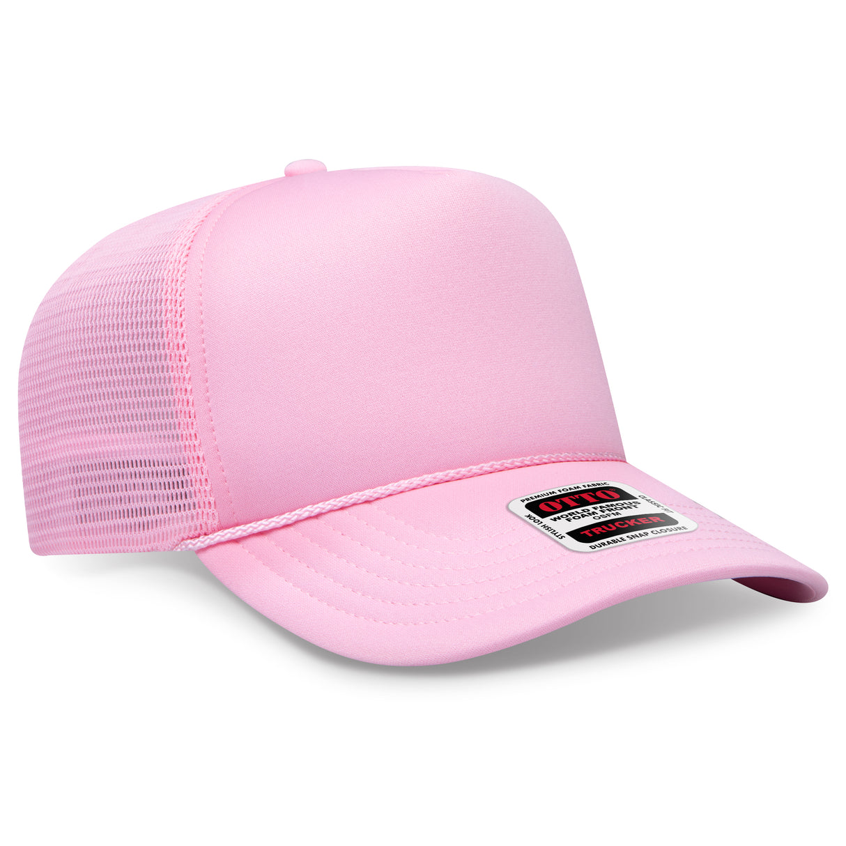 OTTO CAP® OTTO COMFY FIT® 5 Panel High Crown Mesh Back Trucker Hat OTTO 39-167