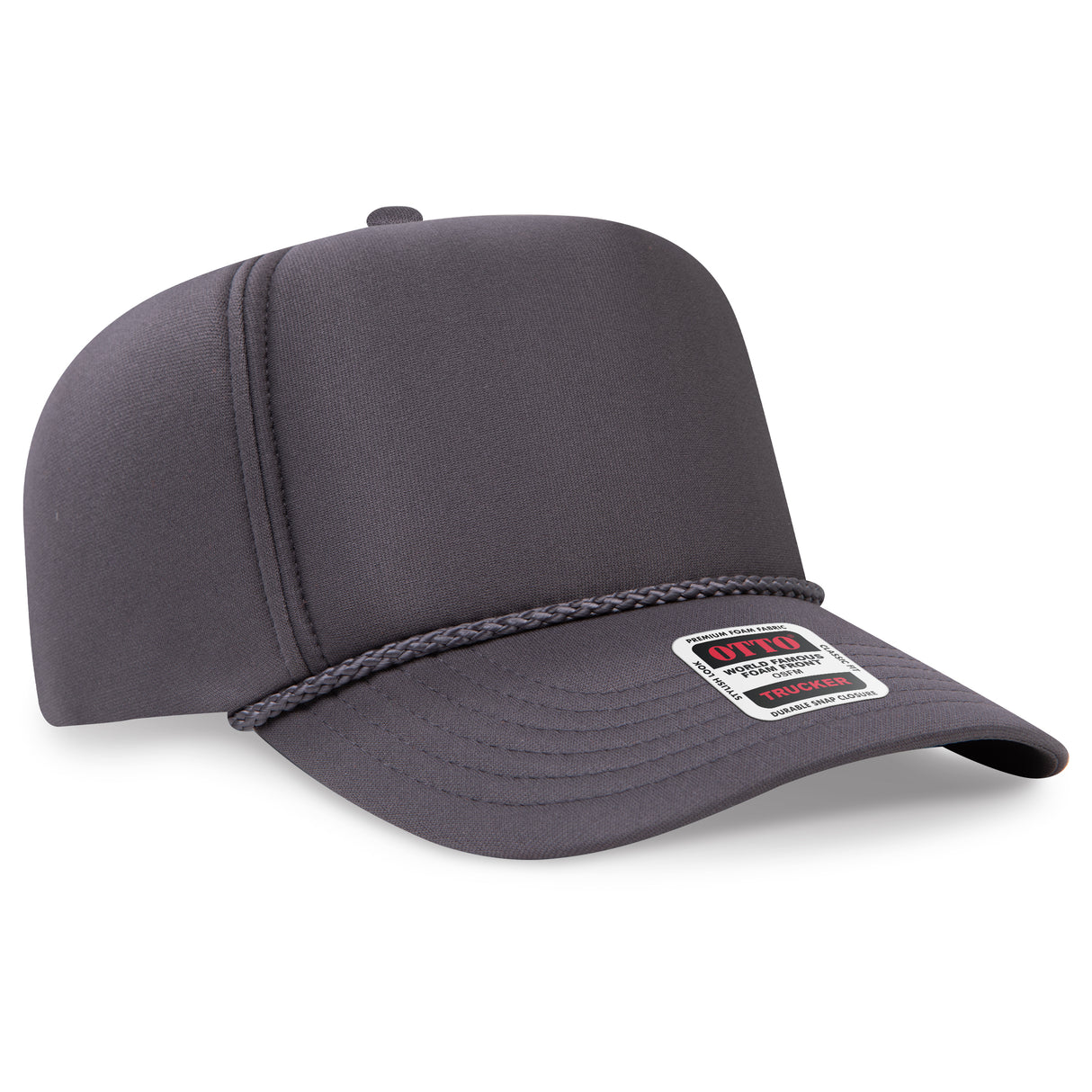OTTO CAP® 5 Panel High Crown Full Foam Cap OTTO 394-1