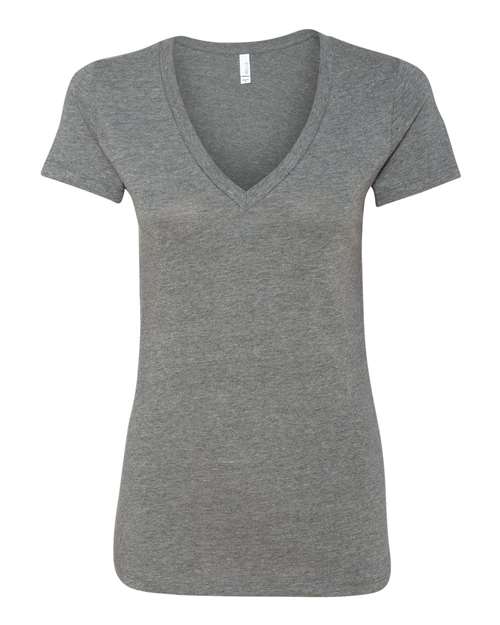 BELLA + CANVAS Women’s Jersey Deep V-Neck Tee - BELLA + CANVAS 6035