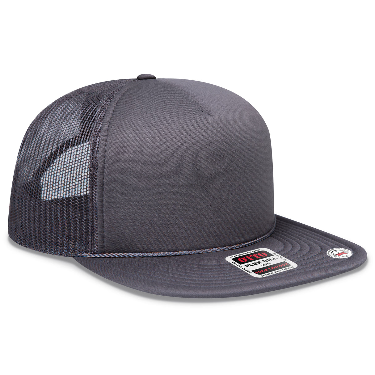 OTTO CAP® OTTO SNAP 5 Panel Pro Style Mesh Back Trucker Snapback Hat OTTO 3995015-1