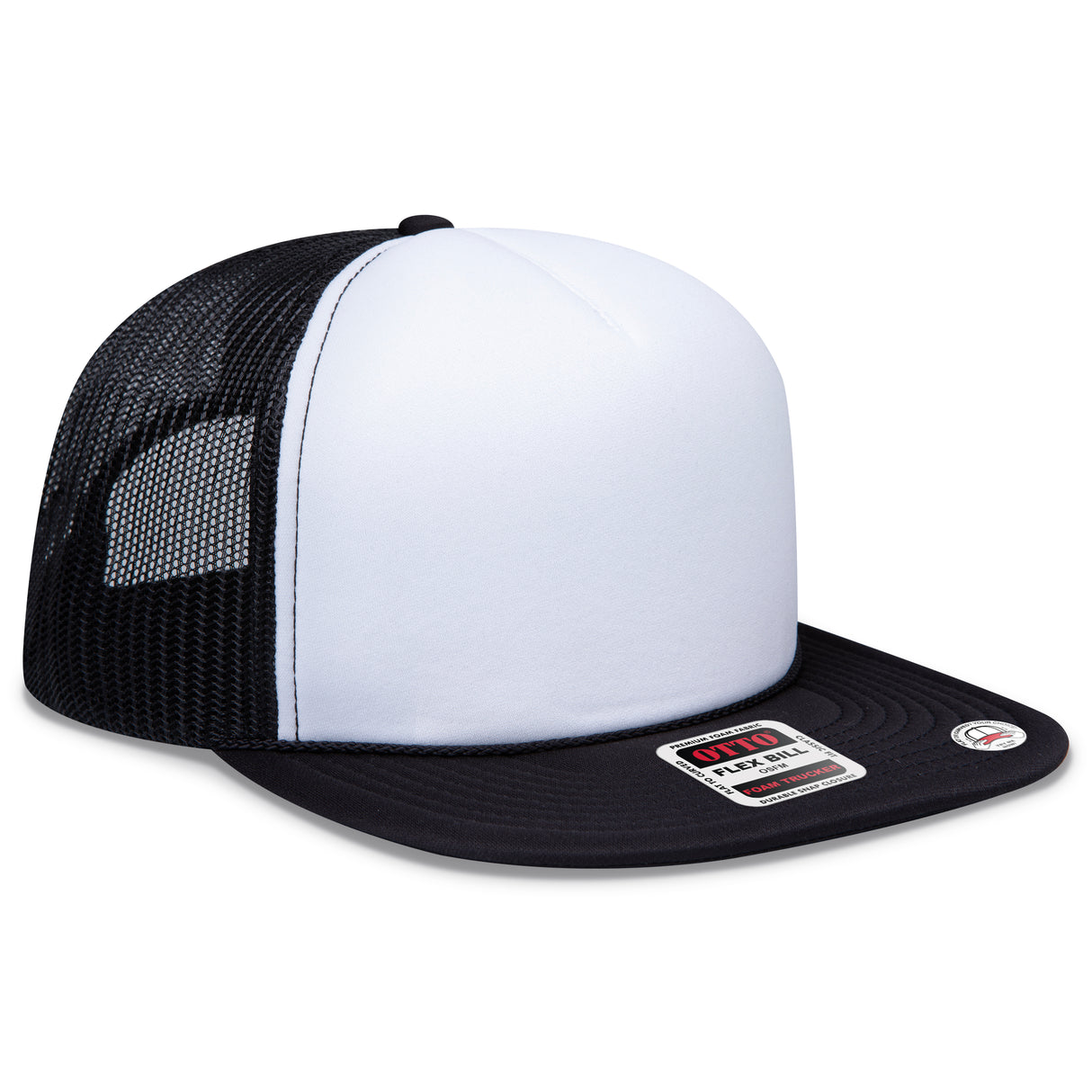 OTTO CAP® OTTO SNAP 5 Panel Pro Style Mesh Back Trucker Snapback Hat OTTO 3995015-1
