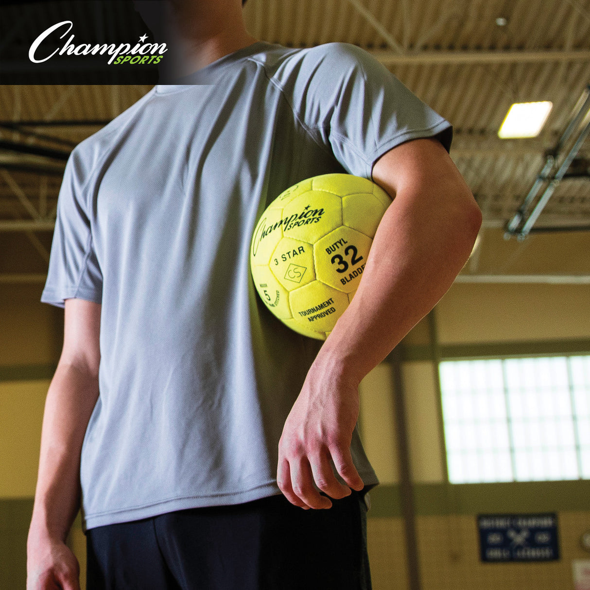 Champion Sports 3 STAR INDOOR SOCCER BALL SIZE 4