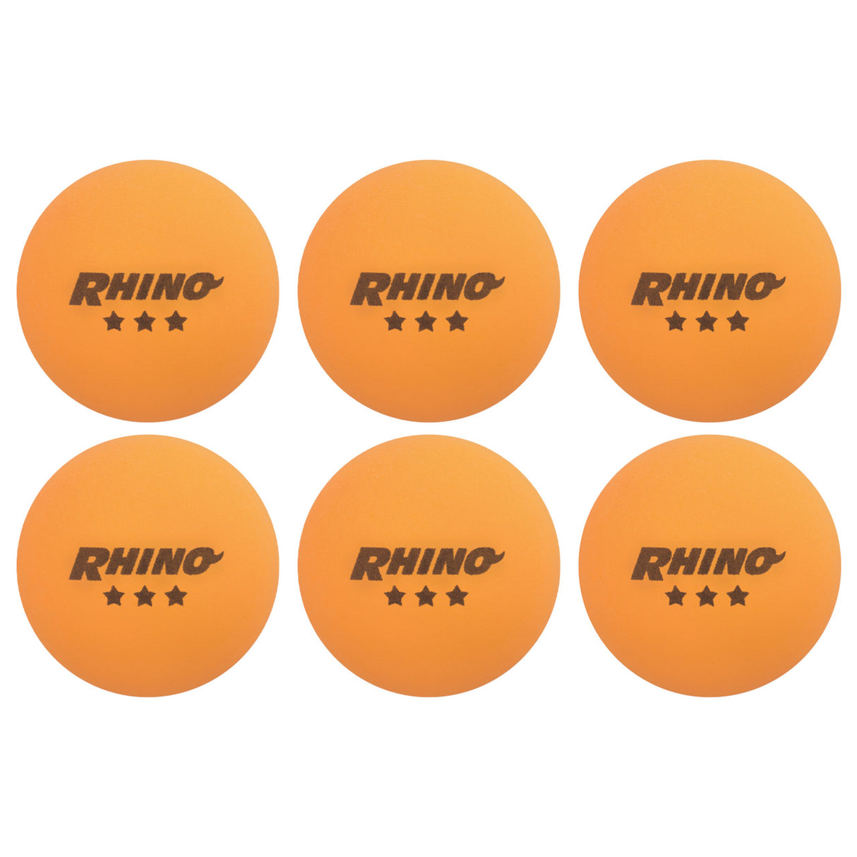 Champion Sports 3-STAR TOURNAMENT TABLE TENNIS BALLS WHITE, PACK OF 6