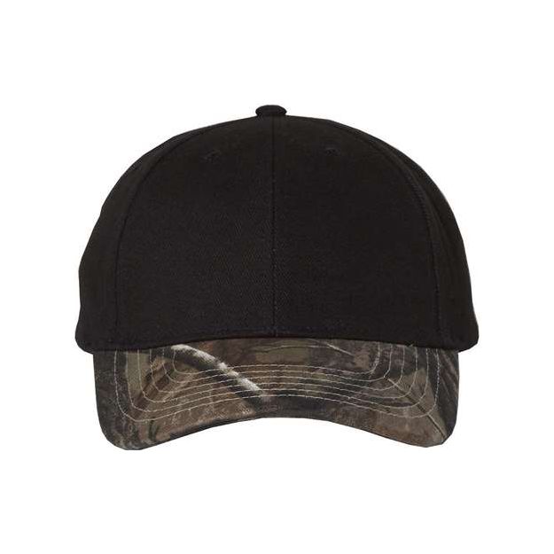 Kati Solid Crown with Camo Bill Cap - Kati LC25 Kati