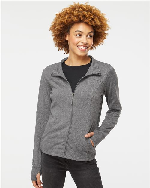 Independent Trading Co. EXP60PAZ Women's Poly-Tech Full-Zip Track Jacket | Wholesale Women's Track Jacket