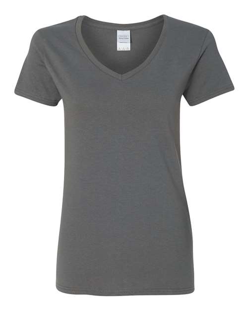 Gildan Women's Heavy Cotton™ V-Neck T-Shirt - Gildan 5V00L