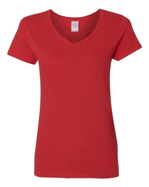 Gildan Women's Heavy Cotton™ V-Neck T-Shirt - Gildan 5V00L