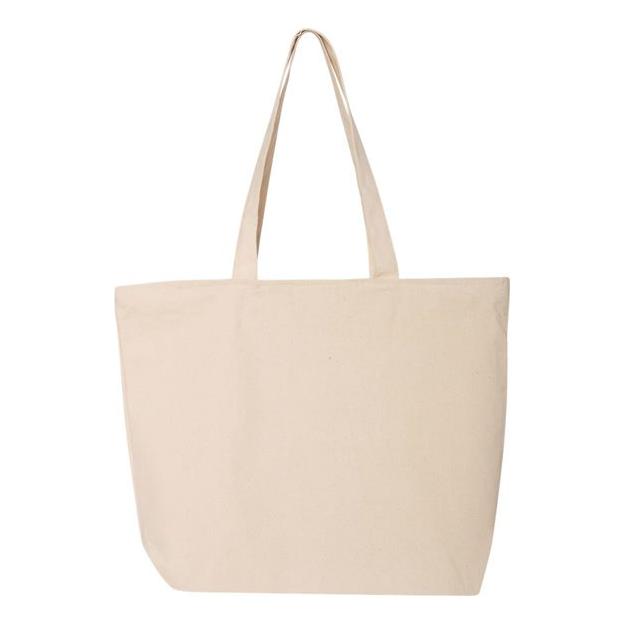 Q-Tees 25L Zippered Tote - Q-Tees Q611 Q-Tees