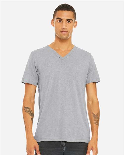 BELLA + CANVAS Unisex Triblend V-Neck Tee - BELLA + CANVAS 3415