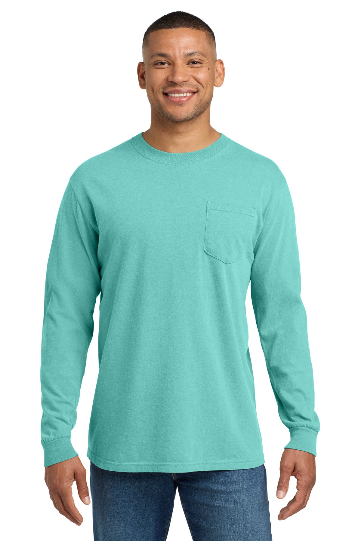 COMFORT COLORS ® Heavyweight Ring Spun Long Sleeve Pocket Tee. 4410 - Comfort Colors 4410