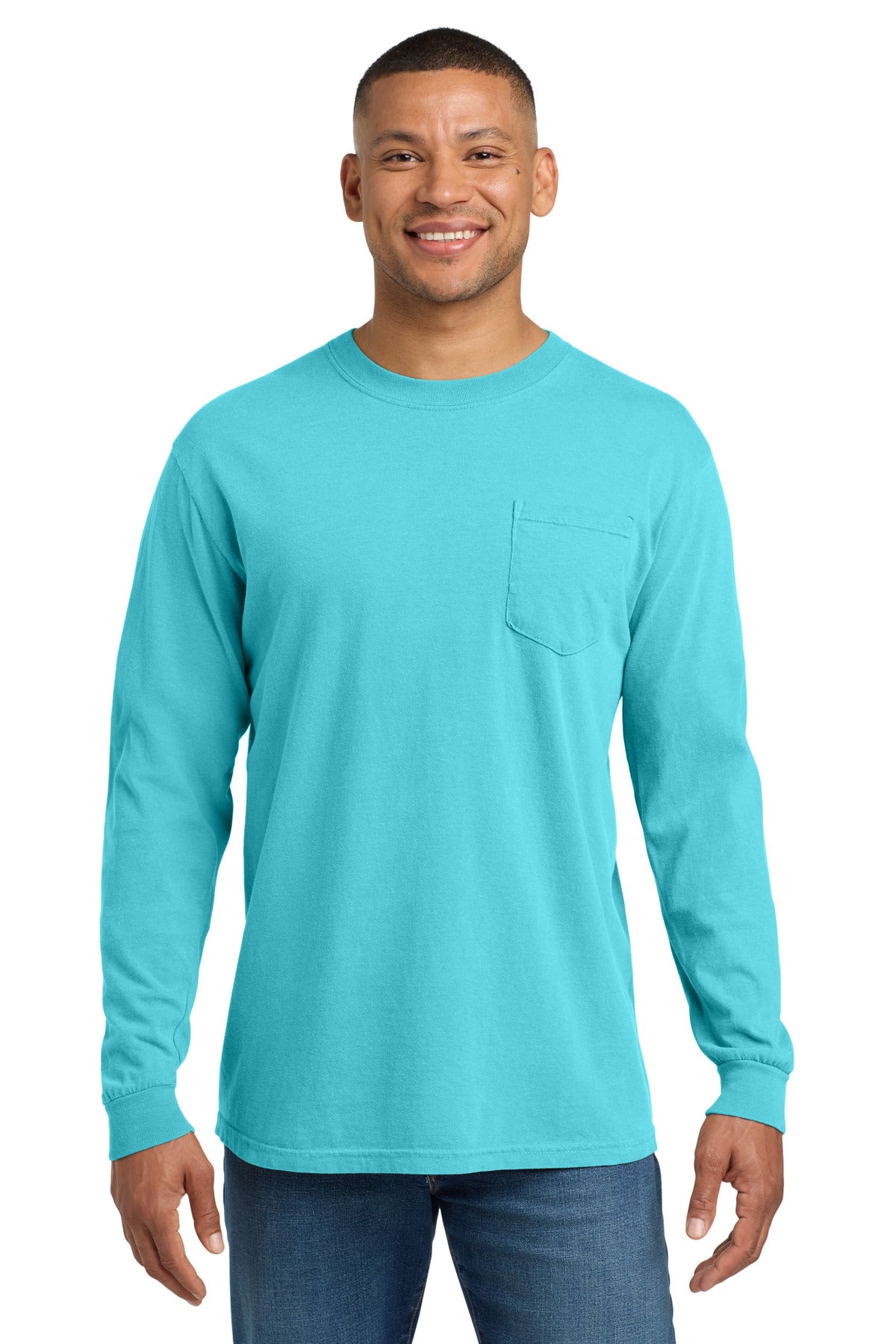 COMFORT COLORS ® Heavyweight Ring Spun Long Sleeve Pocket Tee. 4410 - Comfort Colors 4410