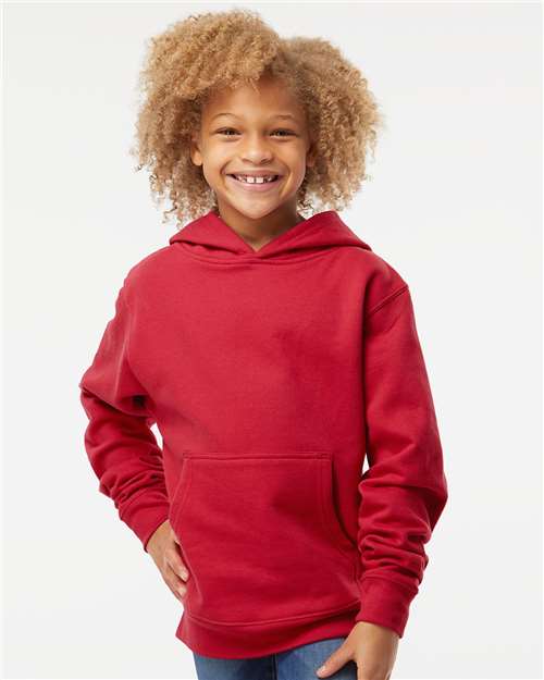 Independent Trading Co. SS4001Y Youth Midweight Hooded Sweatshirt | Wholesale Youth Hoodie
