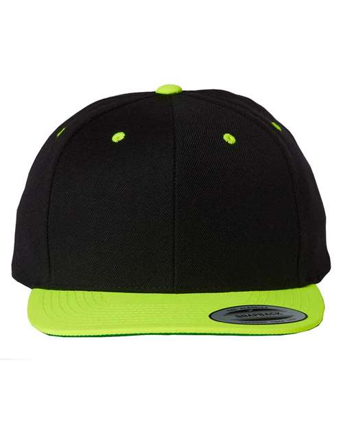 YP Classics Premium Flat Bill Snapback Cap - Yupoong 6089M