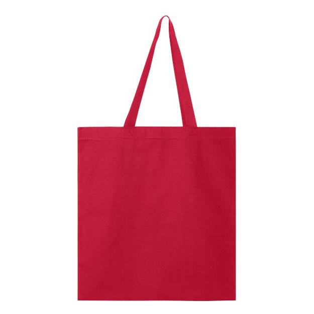 Q-Tees Promotional Tote - Q-Tees Q800 Q-Tees Red One Size