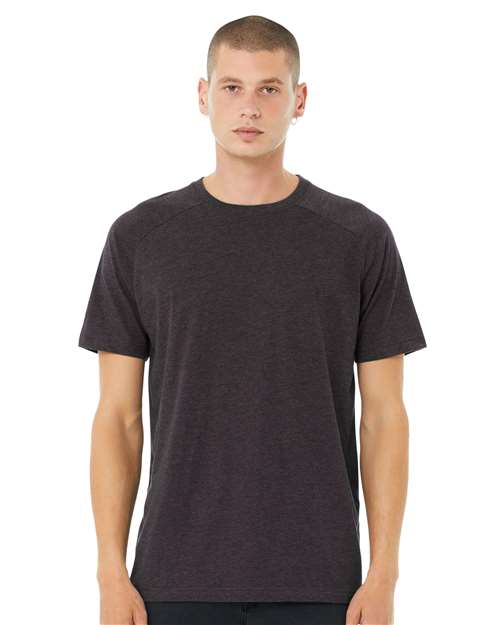 Bella + Canvas 3201 Men's Heather CVC Raglan Tee