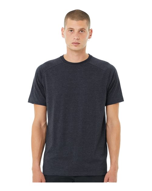 Bella + Canvas 3201 Men's Heather CVC Raglan Tee