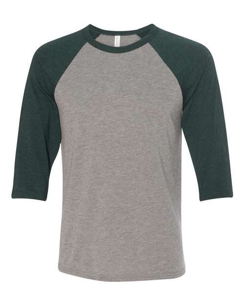 BELLA + CANVAS Unisex Three-Quarter Sleeve Baseball Tee - BELLA + CANVAS 3200