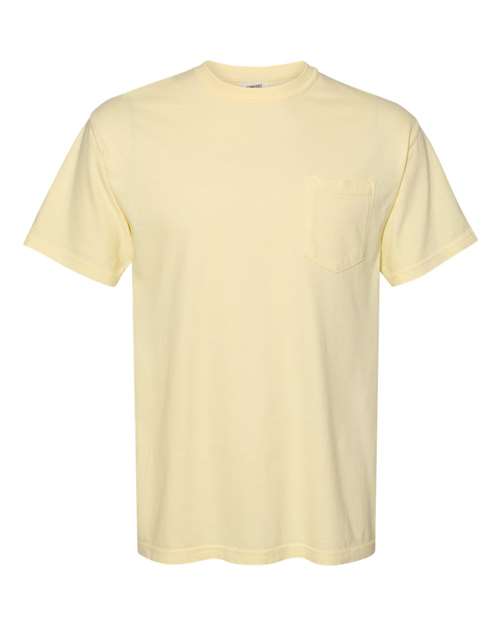 Comfort Colors 6030 Unisex Garment-Dyed Heavyweight Pocket T-Shirt