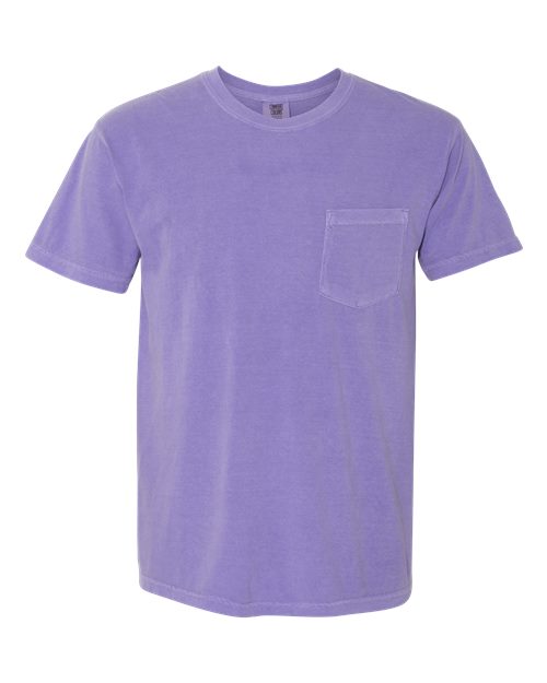 Comfort Colors 6030 Unisex Garment-Dyed Heavyweight Pocket T-Shirt