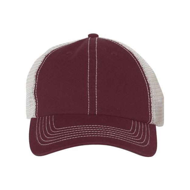 47 Brand Trawler Cap - 47 Brand 4710 Dark Maroon/ Stone Adjustable Hats