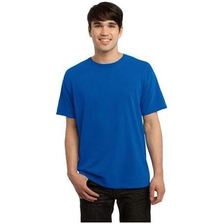 Mens Essential Pigment-Dyed Tee Joe's USA Medium Neon Blue