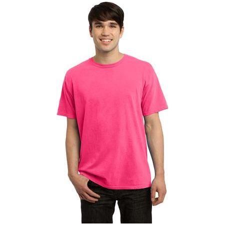 Mens Essential Pigment-Dyed Tee Joe's USA Medium Neon Pink