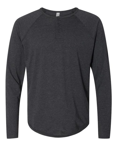 Next Level Men's Triblend Henley T-Shirt - Next Level 6072