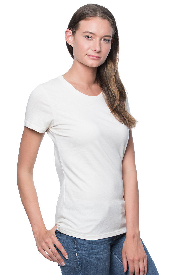Royal Apparel 5001ORGW Women's Organic Short Sleeve Tee - Natural