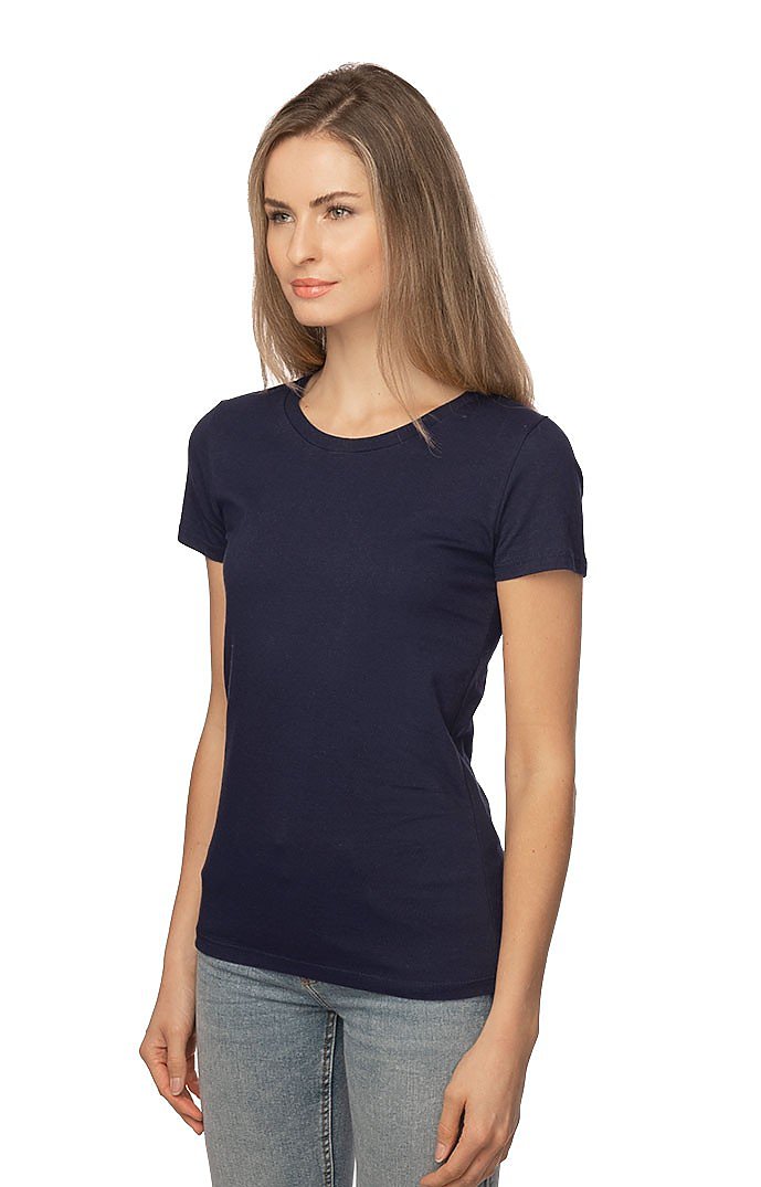 Royal Apparel 5001ORGW Women's Organic Short Sleeve Tee - Ocean