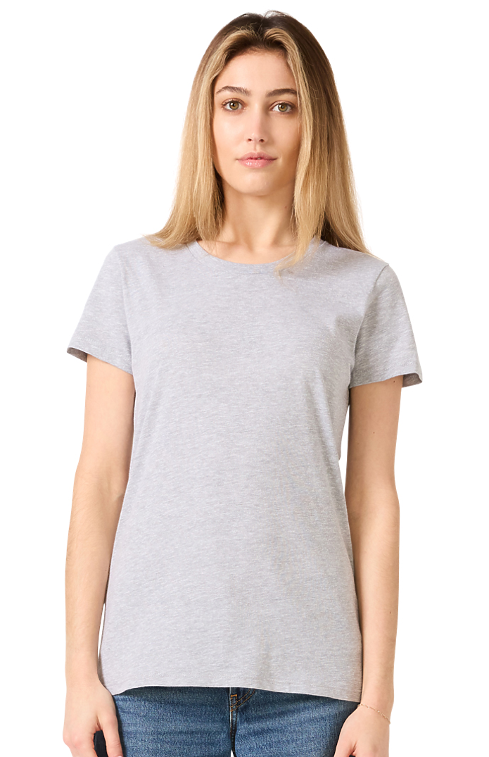 Royal Apparel 5001W Women's Short Sleeve Tee - Heather Grey