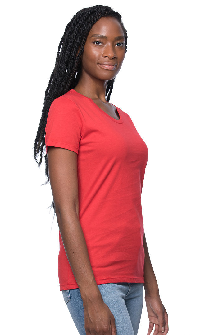 Royal Apparel 5001W Women's Short Sleeve Tee - Red