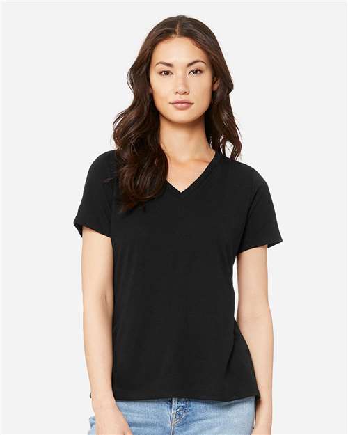 Bella + Canvas 6415 Women's Relaxed Triblend V-Neck Tee