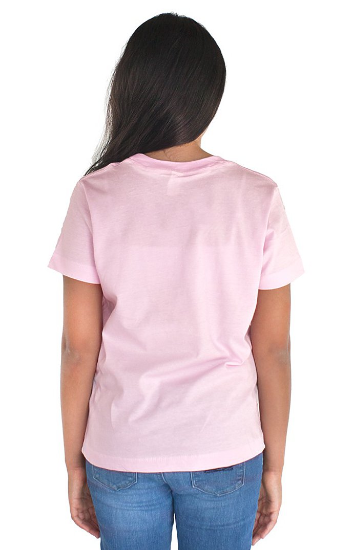 Royal Apparel 5021ORG Youth Organic Short Sleeve Crew Tee - Rose Pink