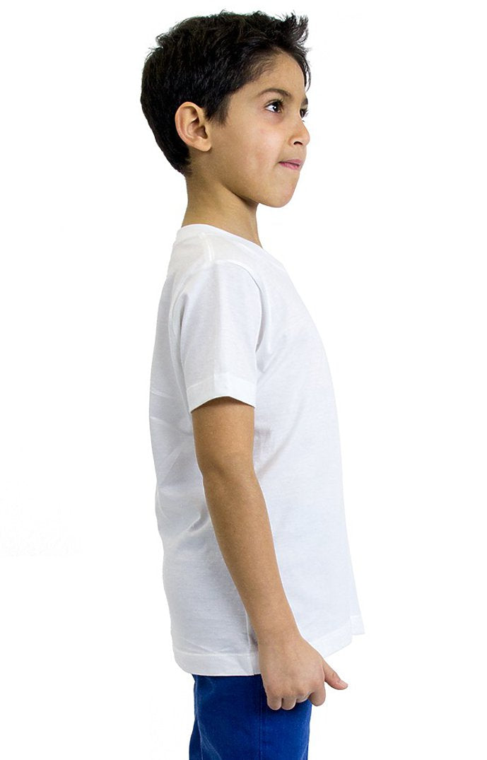 Royal Apparel 5021ORG Youth Organic Short Sleeve Crew Tee - Salt