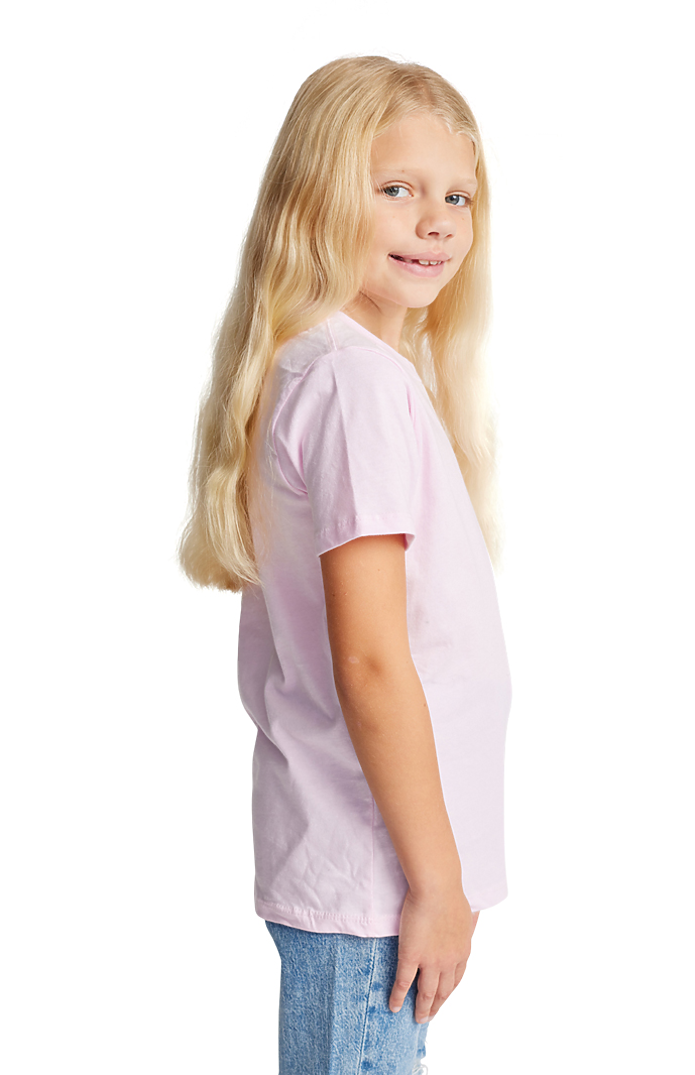 Royal Apparel 5021 Youth Short Sleeve Crew Tee - Pink