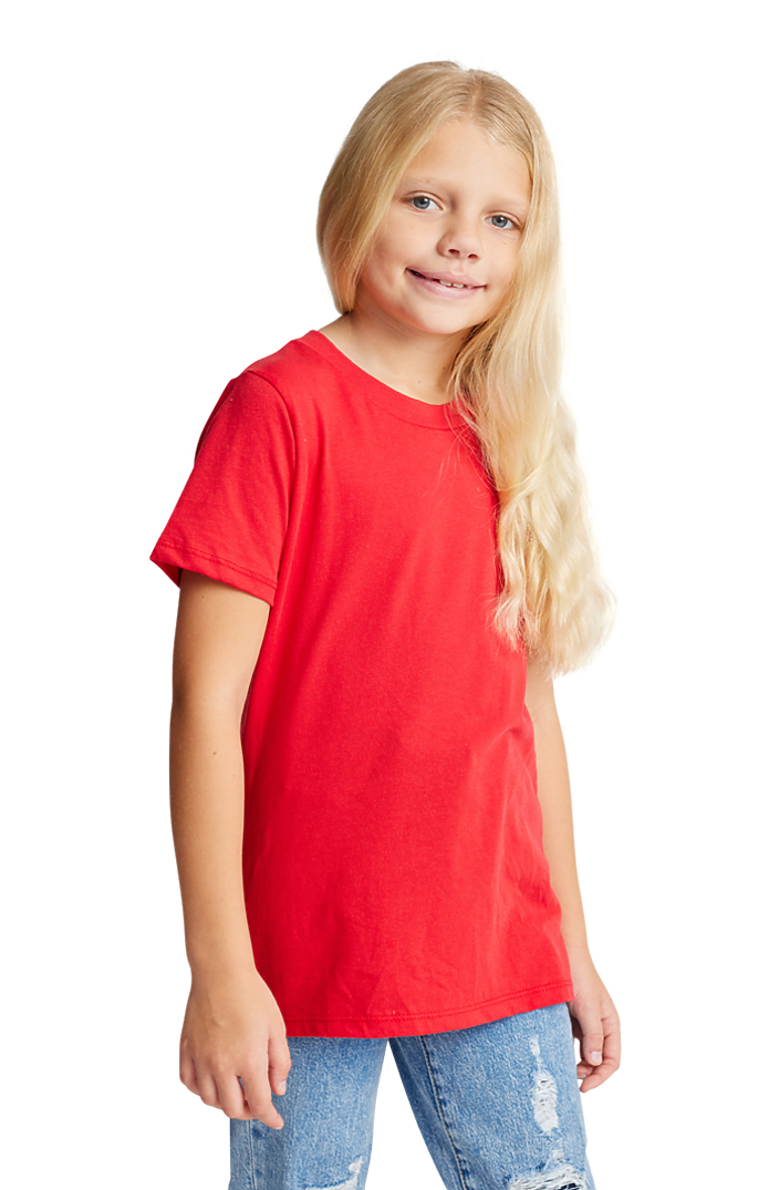 Royal Apparel 5021 Youth Short Sleeve Crew Tee - Red