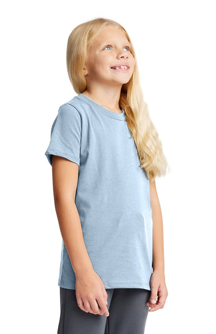Royal Apparel 5021 Youth Short Sleeve Crew Tee - Sky