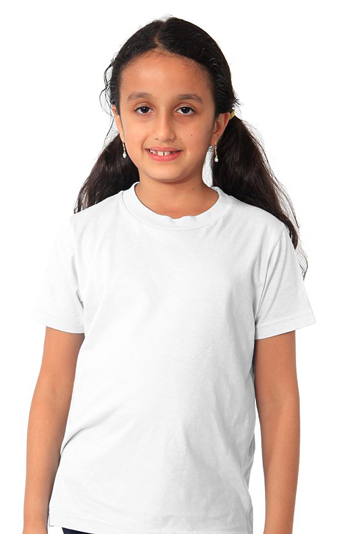Royal Apparel 5021 Youth Short Sleeve Crew Tee - White