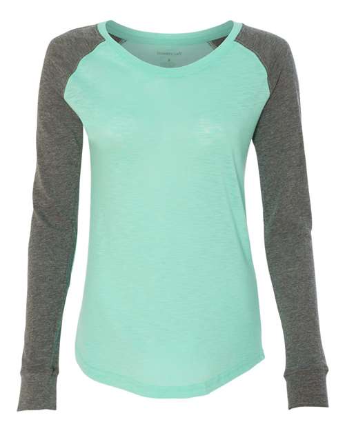 Boxercraft Women’s Preppy Patch Slub Long Sleeve T-Shirt - Boxercraft T66