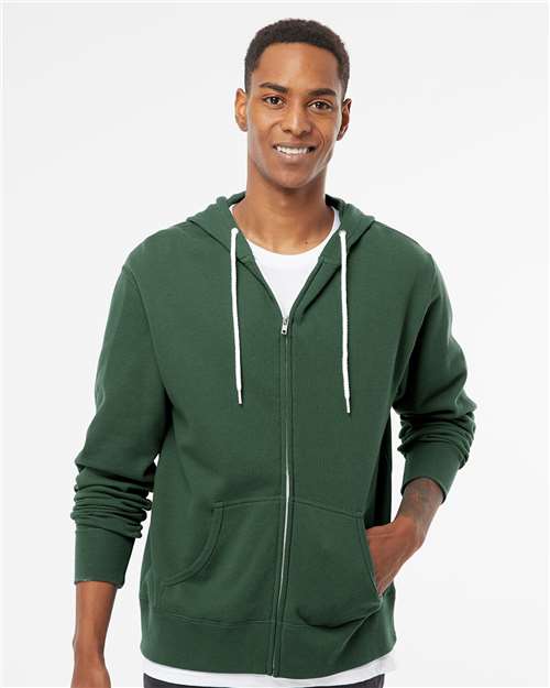Independent Trading Co. Unisex Lightweight Full-Zip Hooded Sweatshirt - Independent Trading Co. AFX90UNZ